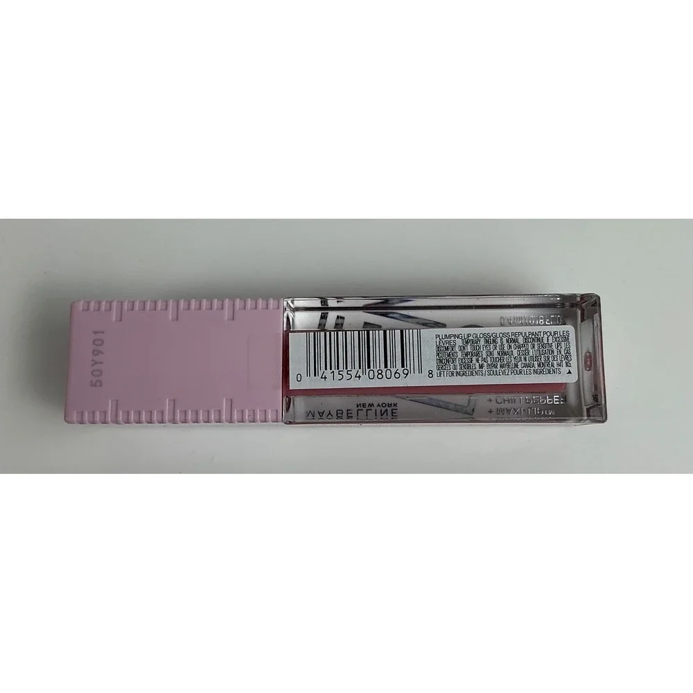 Maybelline Lifter Plump Lip Gloss 002 Mauve Bite 0.18 fl oz New